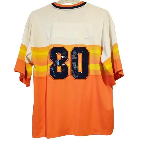 HOUSTON ASTROS MLB Vintage Jersey ASG Sports 80 Nylon Vinyl detail